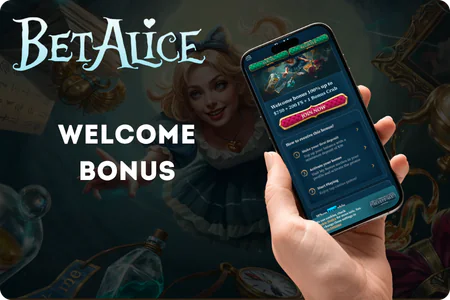 Welcome bonus BetAlice
